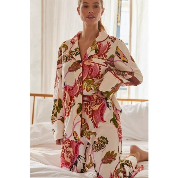 Anthropologie Raphael Balme Pajama Set NWT Sz. XXS - Picture 2 of 11